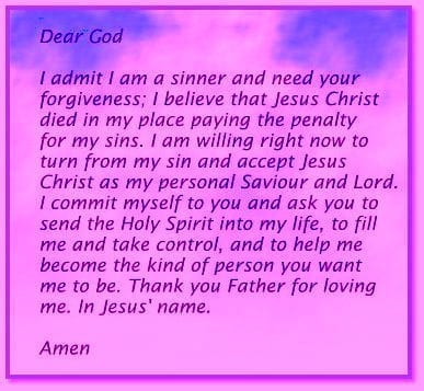 SALVATION PRAYER